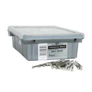 NZ Nails 60 x 3.15mm 2kg Jolt Head Stainless Steel Nail