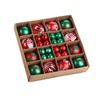 Catzon 44 Pcs Christmas Balls Colored Shatterproof Plastic Baubles for Xmas Party-Set2