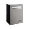 Sandleford Alberta Wall Mount Stainless Steel Letterbox