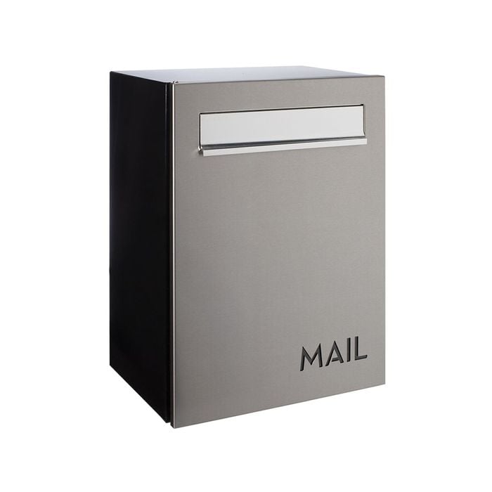 Sandleford Alberta Wall Mount Stainless Steel Letterbox