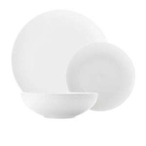 Maxwell & Williams White Basics Diamonds Dinner Set 12pc