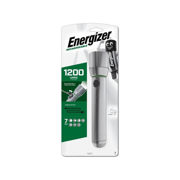 Energizer 1200 Lumens Rechargeable Vision HD Metal Light