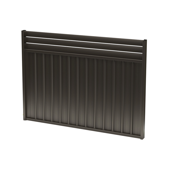 Sector Panel Fencing 1.5/0.3m Ebony Borderline Panel