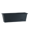 Holman 620 x 220 x 200mm Black Small Self-Watering Modern Planter