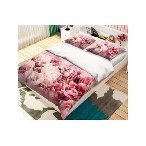 3D Pink Romantic Flower 33 Bed Pillowcases Quilt Queen Size
