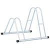 vidaXL Bicycle Stand for 2 Bikes Rack Floor Freestanding Galvanised Steel