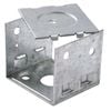 HanDIY Products 10 x 10 x 10cm Post Support U Bracket And Flat Plate