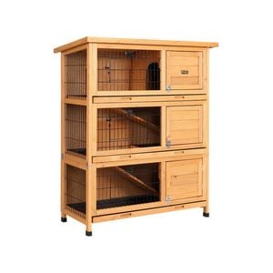 i.Pet Chicken Coop Rabbit Hutch House Cage Run 91.5x46x116.5cm
