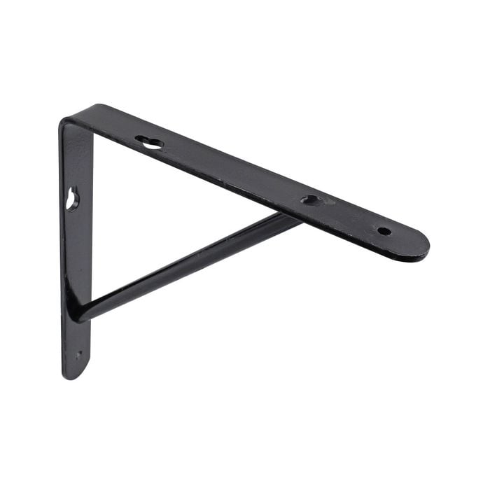Carinya 150 x 150mm Black Heavy Duty Studio Stayed Bracket