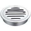 Kinetic 80mm Chrome Plated Round Floor Grate