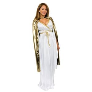 Rubies Royal King/Queen Cape Cloak Halloween Costume Dress Up Gold One Size