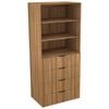 Lugna 2048 x 900 x 580mm Cove 2 Adjustable Shelf 4 Drawer Storage Cabinet