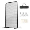 VEVOR Screen Baseball Black with Carry Bag & Ground Stakes for Batting Cage