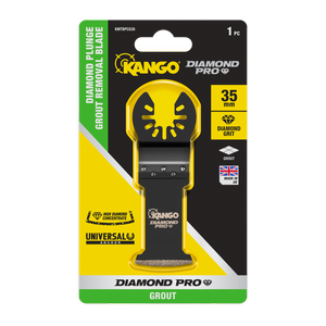 Kango 35mm Diamond Multi Tool Plunge Cut Grout Removal Blade