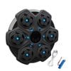 Catzon Punching Training Machine with Music and LED for Kids Adults-Black