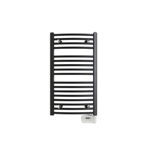 Purmo 1250W 1628 x 750 Black Tahiti Surf Electrial Towel Rail