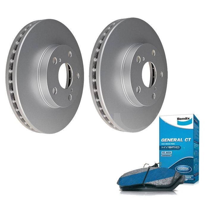 Front Bendix Brake Pads + Rotors for Lexus Toyota MCX10 MCV20 ACR30 ACR30 VCV10