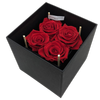 Blooms of Joy 15x15x15.5cm Red Rose Hat Gift Box
