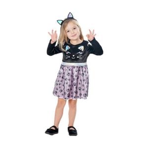 Rubies Cat Toddler Costume Dress Up Party Cosplay Kids Outfit Size Toddler 2-3y