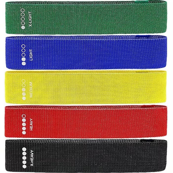 Partenope Fitness Glute Bands Pack of 5