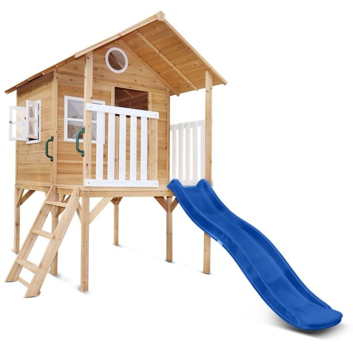 Lifespan Kids Archie Cubby House (Elevated) with 1.8m Blue Slide