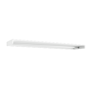 Lugna 2100-2400mm Crisp White Custom Hat Shelf
