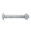 Zenith M8 x 60mm Hot Dipped Galvanised Cup Head Bolt And Nut - Each