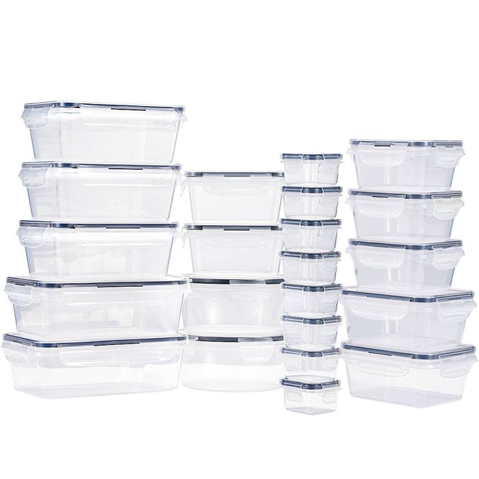 Zuni 24 Pcs Food Storage Containers Leak Proof With Labels & Pen
