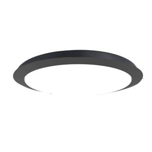 Vencha Raven RWS 24w Tri-Colour Dimmable LED Ceiling Fan Light Kit - Black