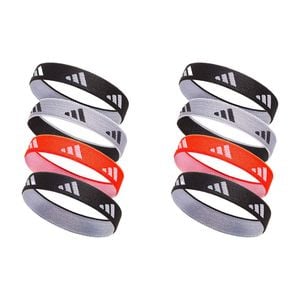 2x 4PK Adidas Hair Ties Lycra/Elastic Everyday Activity/Sport Multicolour