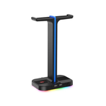 Havit TH650 RGB Dual Headset Stand Gamer Headphone 2x USB Ports