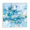 Artey | Exuding Summer Blue - Framed Canvas - White - 64 x 64cm