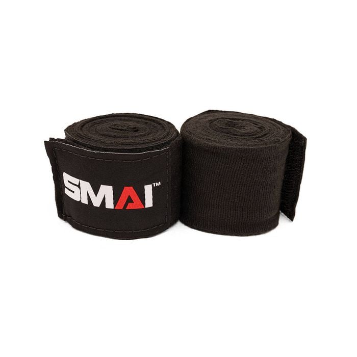 Smai Boxing Hand Wraps 450cm / 180 Inch - Black