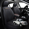 Car Seat Cover for Toyota LandCruiser 70 Single Cab 2012 - Current  - Black-Front Only