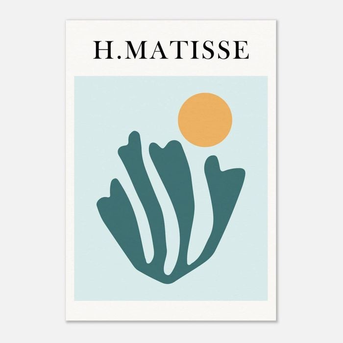 Galrie H. Matisse Abstract Art Print with Elegant Wood Frame, Poster Only, A0 84 x 119cm (33 X 47inch)