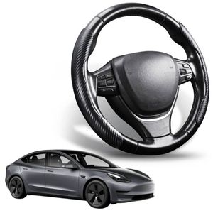 Segmented Steering Wheel Cover for Tesla Model 3 2017 - 2023