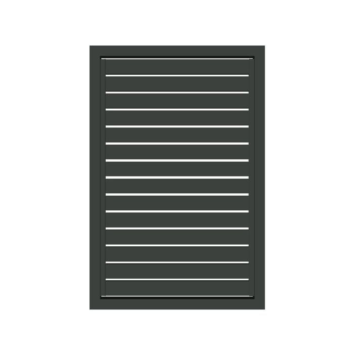 Sector Panel Fencing 1.5m x 900mm Ironsand Slatted Gate