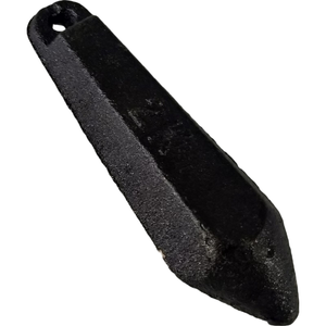 Cobalt Blue 2kg Iron Fishing Sinker Weight