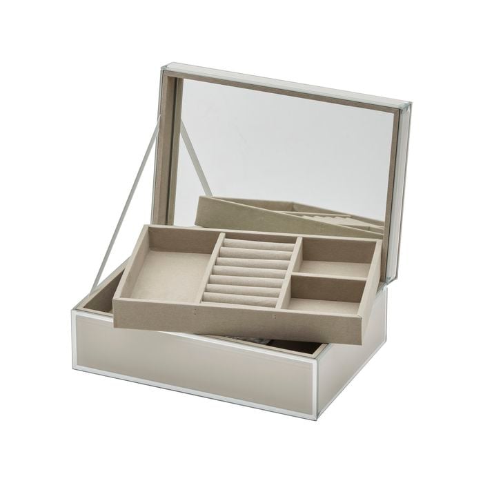 One Six Eight London Sara Nude Large Jewellery Box