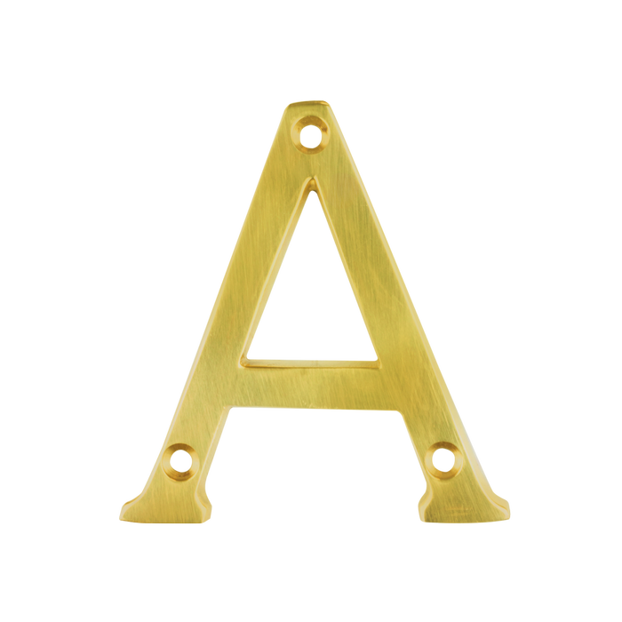 Sandleford 75mm Brass Windsor Letter A - A
