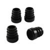 Surface Gard 13mm Black Round Plastic Internal Chair Tip - 4 Pack