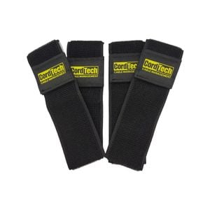 CordTech Reusable Lock-On Tidy Straps - 4 Pack