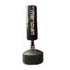 Leaf Living Fitpro Freestanding Punching Bag - Triple Shock Absorption, 720° Rebound, Heavy-duty Base - Black