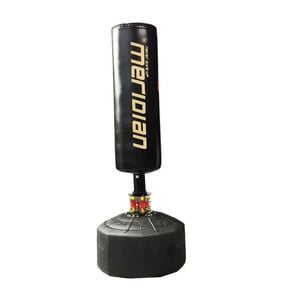 Leaf Living Fitpro Freestanding Punching Bag - Triple Shock Absorption, 720° Rebound, Heavy-duty Base - Black