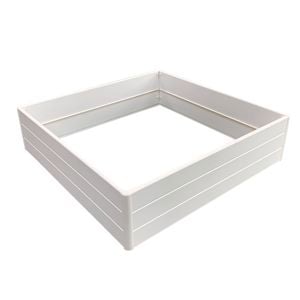 Sandleford 1130 x 1130 x 290mm White Nuvue Raised Garden Bed