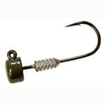 1/15oz/Size 2 Hook TT Lures Green Pumpkin Nedlockz Jighead - Mushroom Head Jig Head