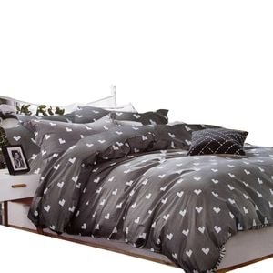 Bloomington 250TC Cotton Quilt Cover Set Bailey Queen 210 x 210 cm