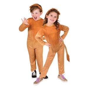Rubies Lion Unisex Dress Up Halloween Party Costume Outfit Jumpsuit Size 9-10y