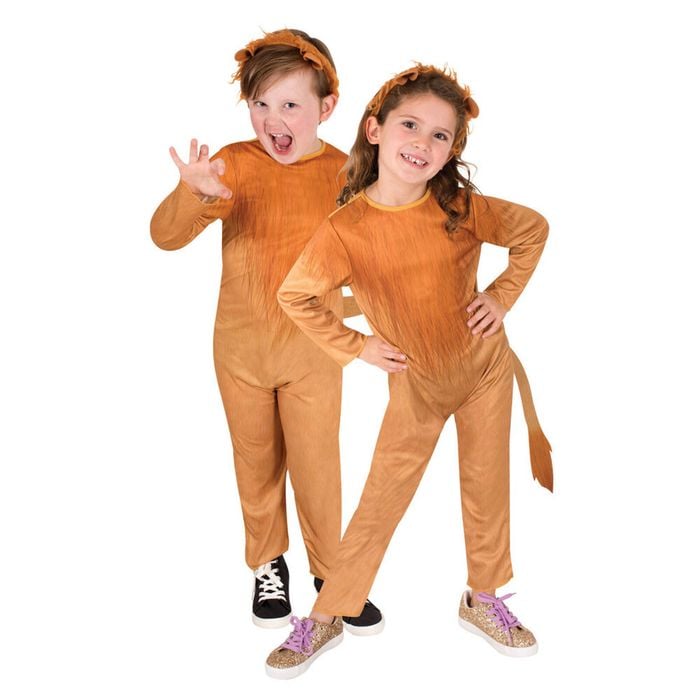 Rubies Lion Unisex Dress Up Halloween Party Costume Outfit Jumpsuit Size 9-10y