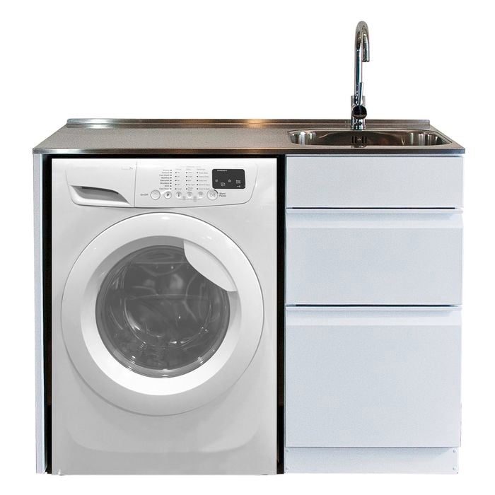 Dissco 1120mm Right Hand Side Tub Front Loader Laundry Centre